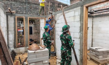 TMMD Pati Bedah Rumah Warga, Hunian Sahroni Segera Direhab: Bukti Nyata Kepedulian TNI
